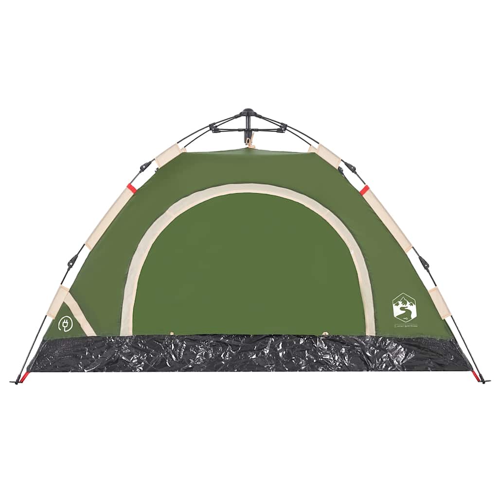 Vidaxl Tourist Tent, 2-Person, Green, Quick Setup