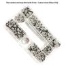 15mm Stainless Steel Rustproof Snap Fasteners - 50 Sets for Outdoor Tent Fixing with Large White Buckle, Fast Shipping