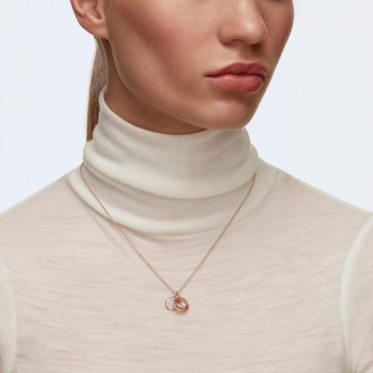 Swarovski Rose Gold Plated Necklaces Women's Rose Gold Tone Plated 5564908