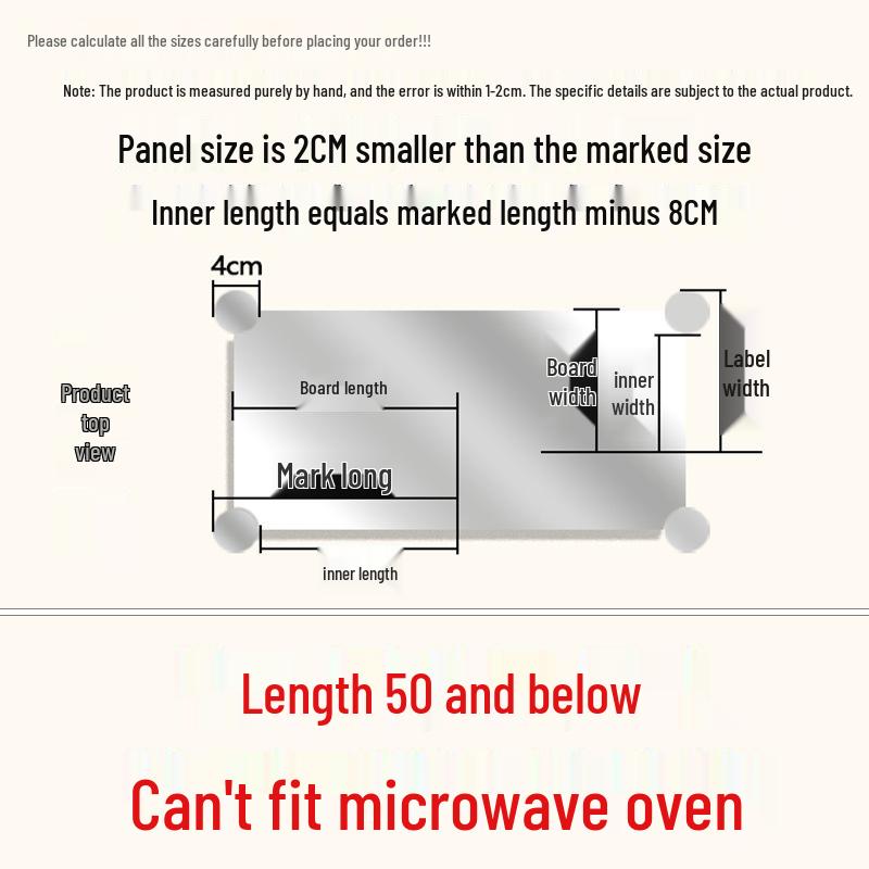 Nerezový kuchyňský úložný stojan pro krájení, odkládání pánví, misek a zeleniny
