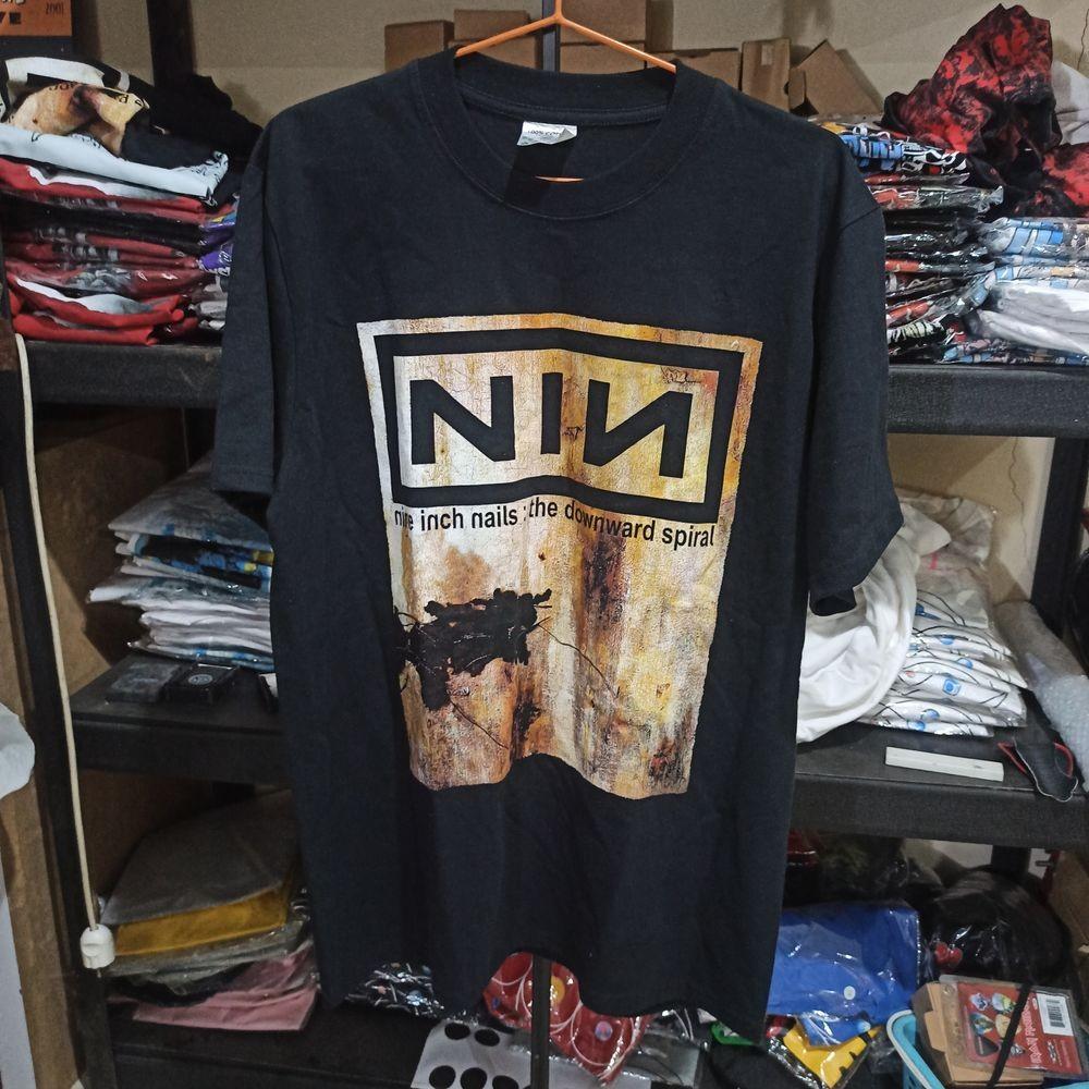 NIN Nine Inch Nails Downward Spiral Vtg Black Unisex Tshirt Reprint KH12310 XXXL