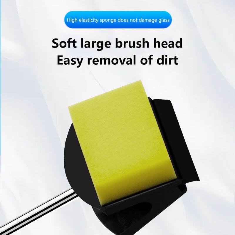 Aquarium Fish Tank Glass Plant Cleaning Brushes Floating Clean Window Algae Scraper Fish Tank Algae Removal Cleaning Brush