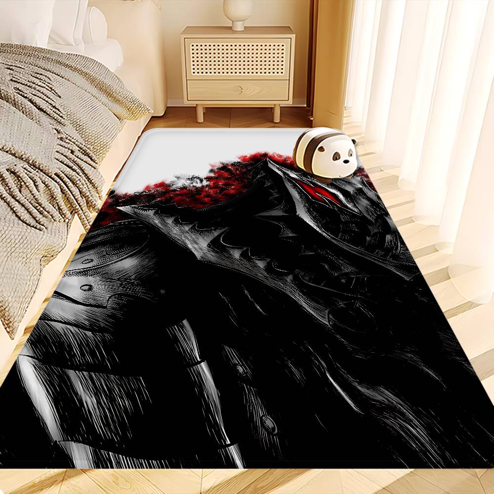 Berserk Guts Entrance Door Mat Rectangle Anti-slip Home Soft Badmat Front Door Indoor Outdoor Mat Household Carpets