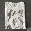 Woodpecker Bird 90s Vintage Tattoo Style Graphic Tshirt, Retro Comfort Colors® Y2k Ornithology Nature Unisex Shirt