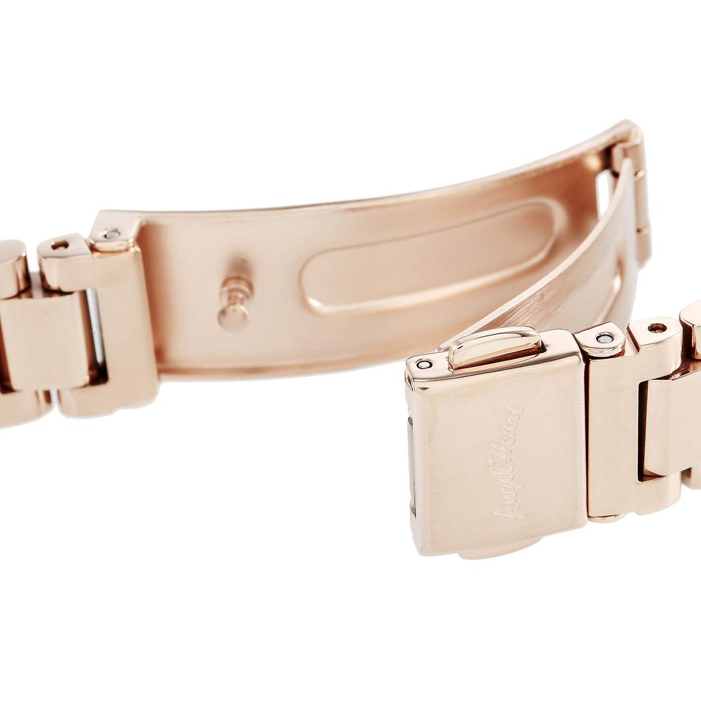 Angel Heart Twinkle Time Pearl Stainless Solar Official Warranty Watch, Dial, Steel, Battery, 33mm, Women's, TT33PG, Gold,