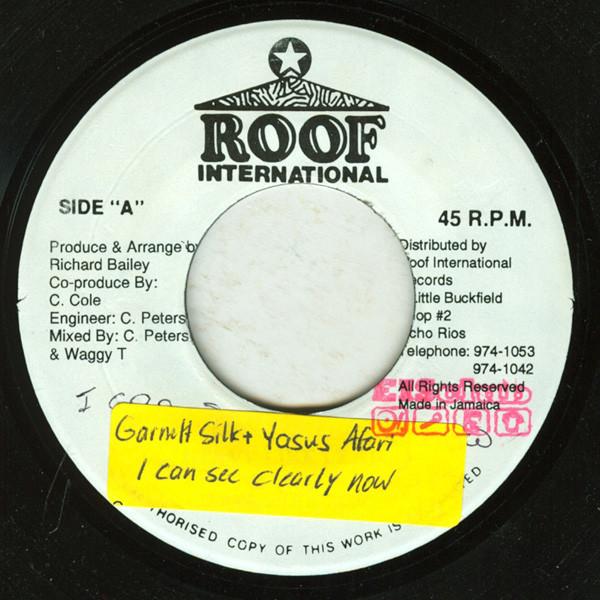 

7inch Record GARNETT SILK & YASUS AFARI - I Can See Clearly Now NONE Roof Internatio Jamaica Reggae, Ska & Dub Used