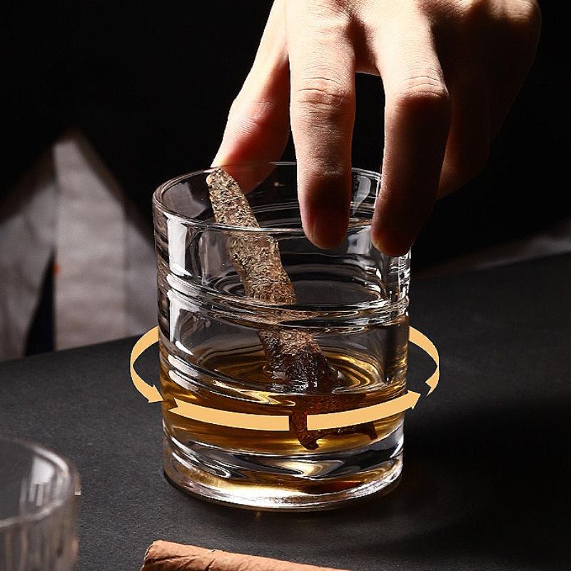 260ml/285ml/268ml Creative Whiskey Glass Wine Goblet Transparent Cocktail Glass Water Bottle Premium Wine Glass Bar Accessories