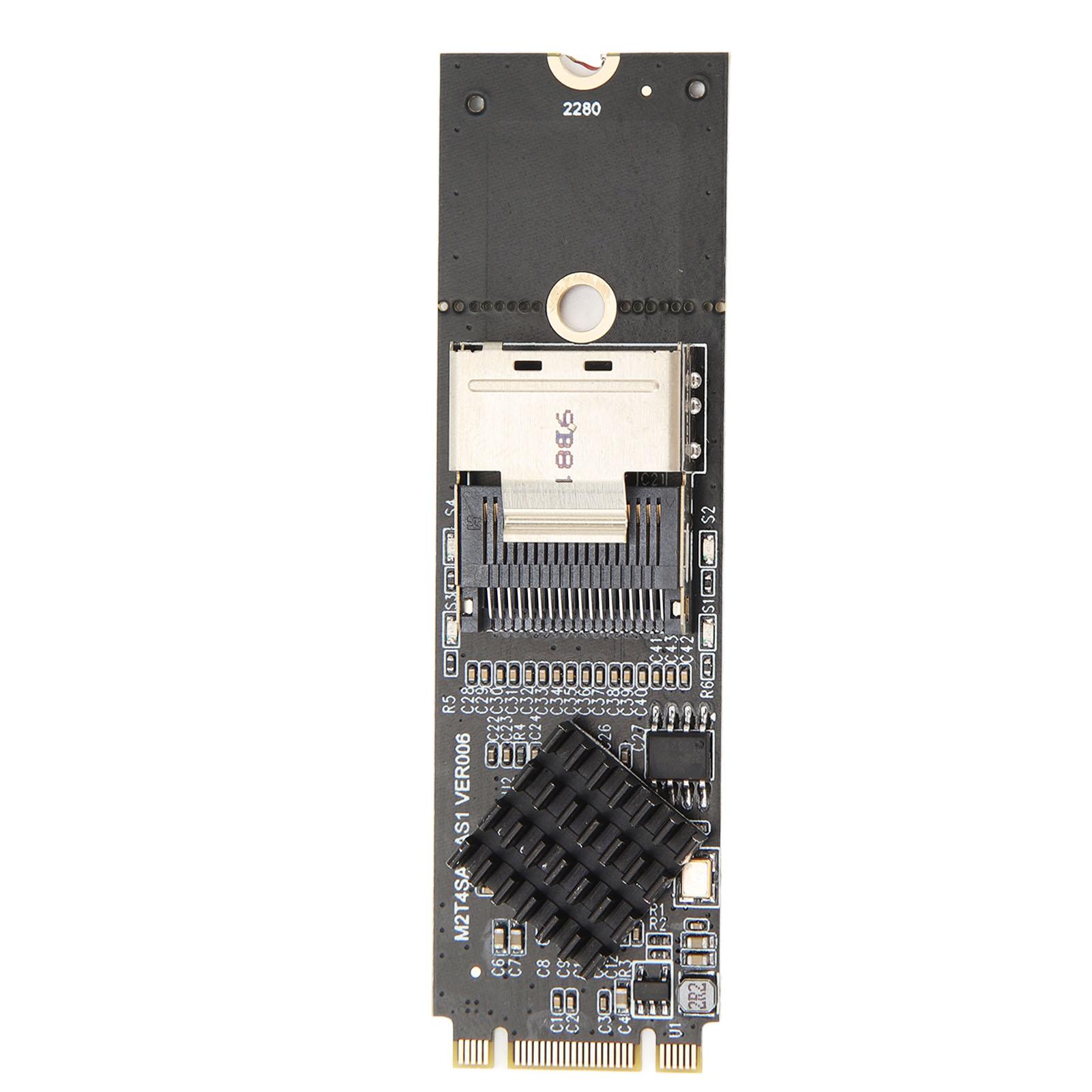 

Плата розширення M.2 NVME до SFF 8087 SATA3.0, 4-портова карта контролера розширення 6 Гбіт/с для Windows 10