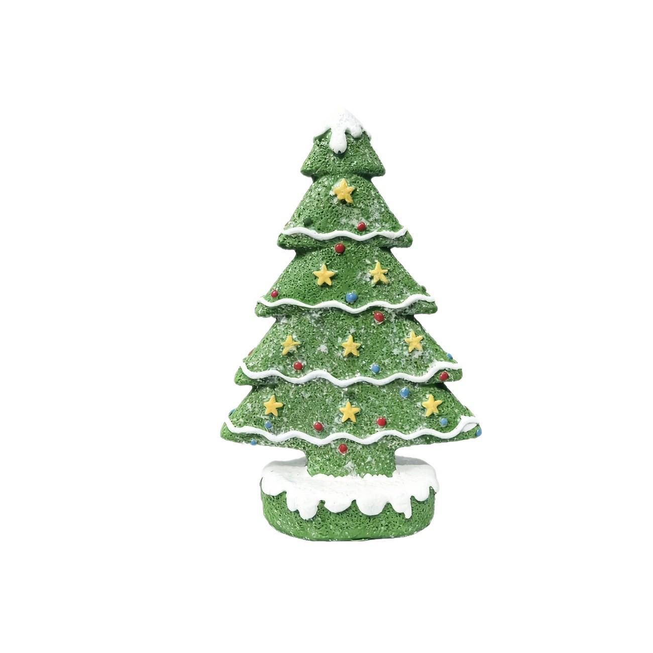 

Gingerbread Christmas Tree Resin Ornament for Desktop Decoration