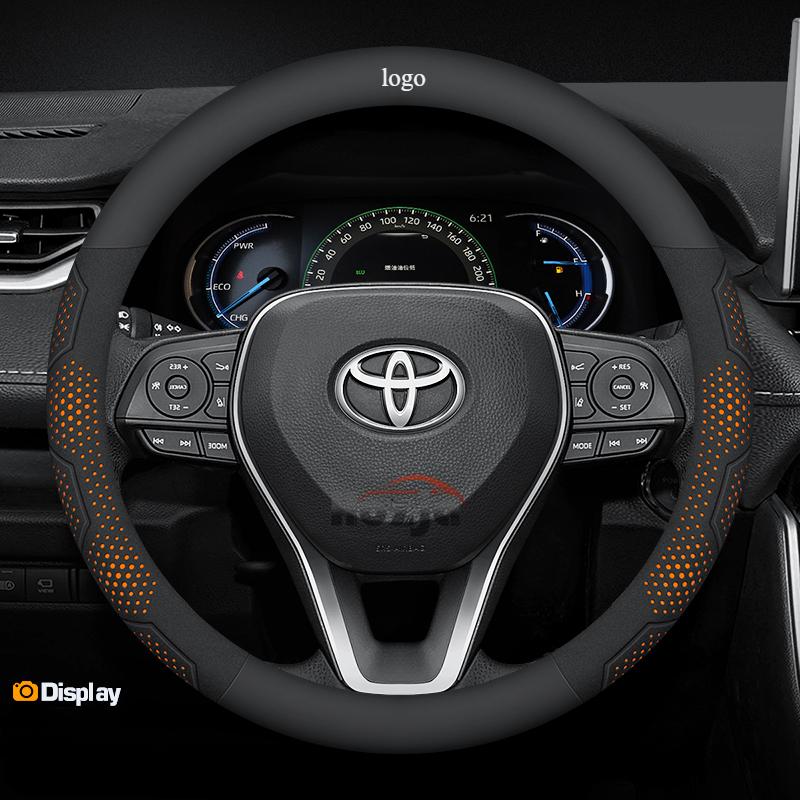 

Funda de Cuero para Volante de Coche para Toyota CHR RAV4 Corolla Highlander Prius Yaris Prius RAIZE RUSE Auris Camry Accesorios