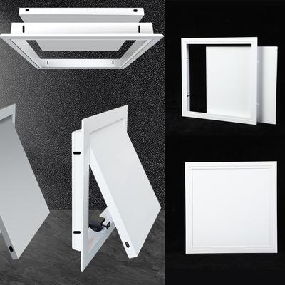 Aluminum Alloy Access Panel Easy-Snap Opening Flush Inspection Hole Inspection Port Removable Wall Ceiling Hole Cover Universal