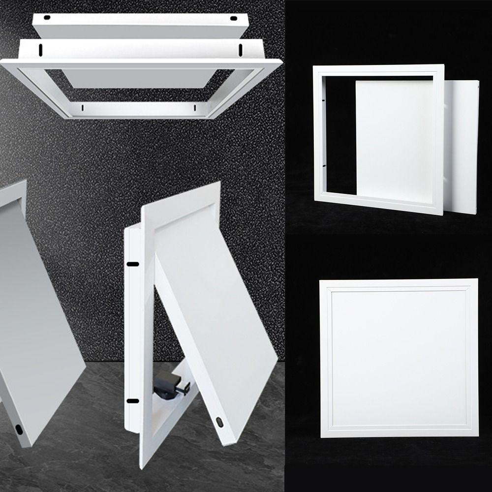 Aluminum Alloy Access Panel Easy-Snap Removable Wall Ceiling Hole Cover Inspection Port Opening Flush Inspection Hole Universal