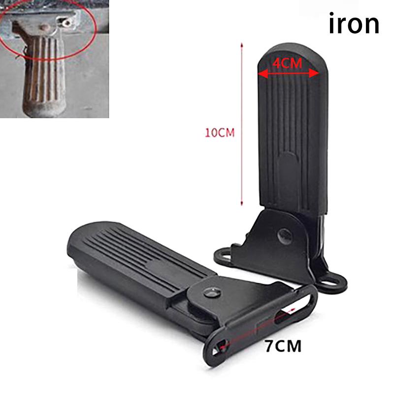 1 Pair Helpful Stable Seats Treadle Anti-Rust Universal Bike Rear Pedals Plastic Convenient Bicycle Rear Seat Pedal Folding Bike