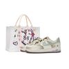 Air Force 1 Low Top Skateboard Shoes Men's Beige White Brown CW2288-111(Team80-S-BOX)