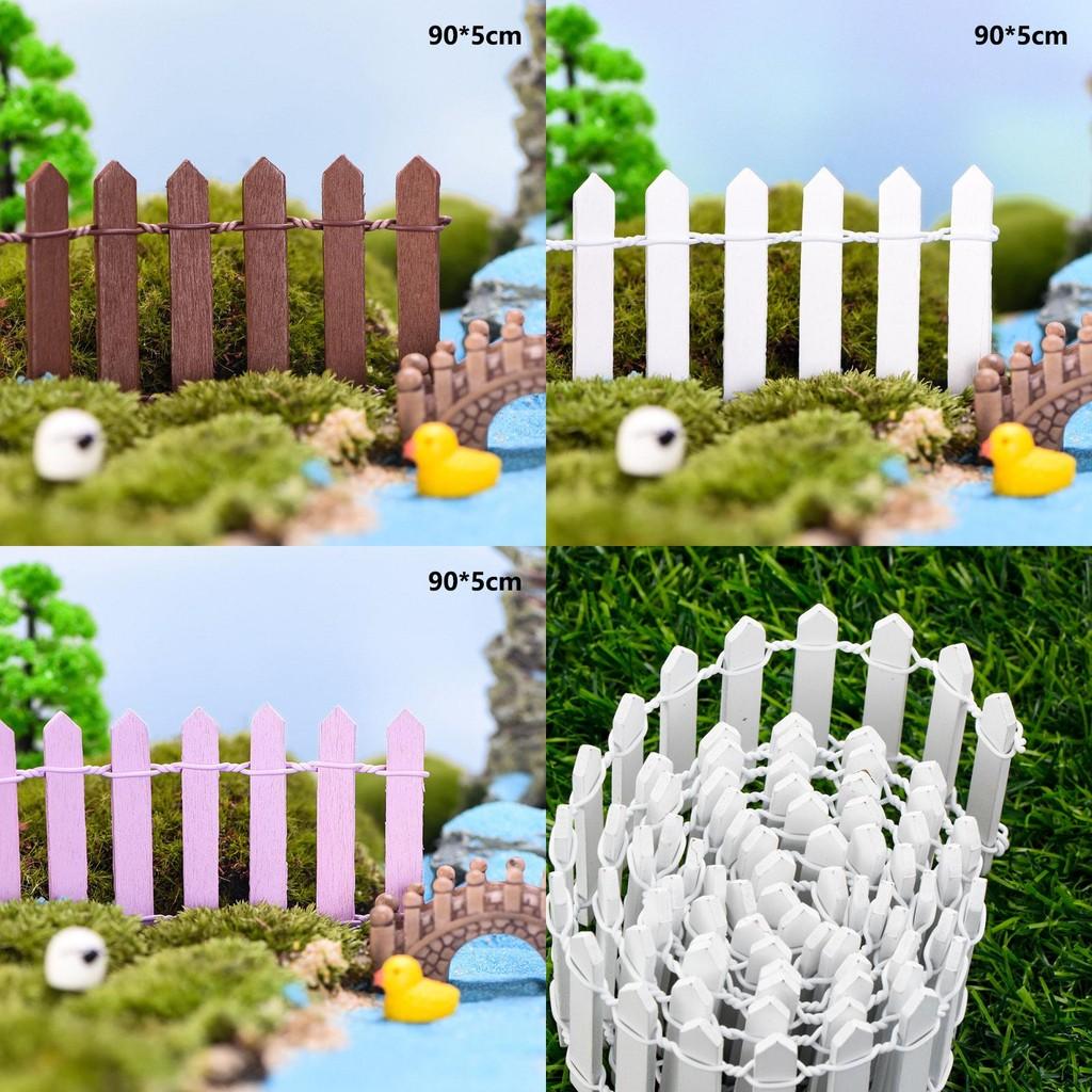 90cm Mini Wood Fence Perfect For Dollhouse Landscape Decoration**