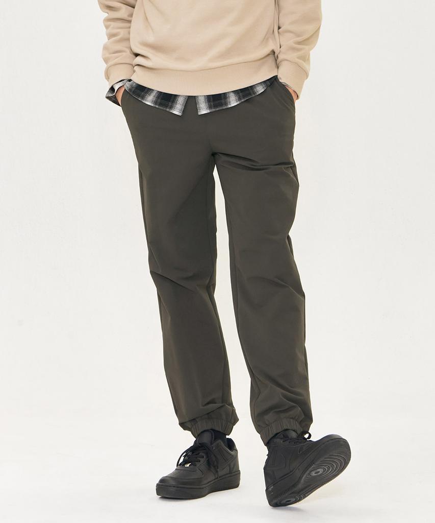 CHASECULT Unisex Stretch Fleece-Lined Jogger Pants - Khaki