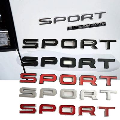 3D ABS Logo Spor Amblemi Harfler Etiket Araba Arka Bagaj Rozeti L320 L494 Evoque Discovery Sport Etiket Aksesuarları İçin