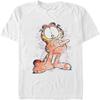 Nickelodeon Big & Tall Garfield Aquarell Herren Oberteile Kurzarm T-Shirt