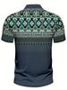 Printed Design – Not Textured Men'S Fashion Short Sleeve POLO Casual Top, a Minimalist Lightweight Essential for Spring, Autumn, And Summer Street