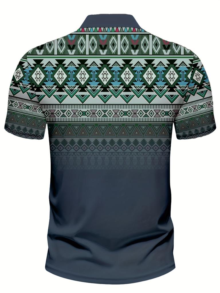 Printed Design – Not Textured Men'S Fashion Short Sleeve POLO Casual Top, a Minimalist Lightweight Essential for Spring, Autumn, And Summer Street