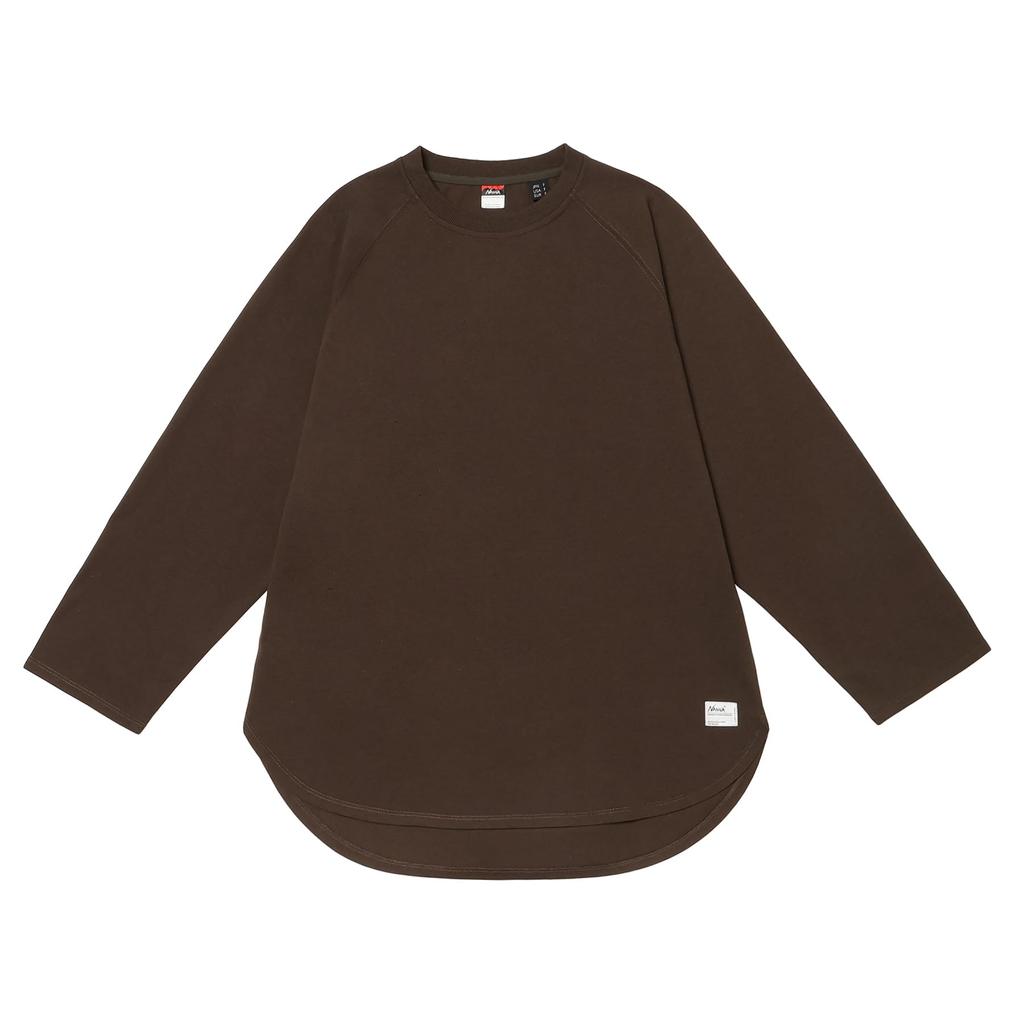 NANGA Eco Hybrid Raglan Sleeve Tunic Tee (Women's) (FREE, BRW)