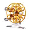 Fishing Reel Fly Wheel Spool Aluminum Alloy Body Adjustable Brake Pad Design Lightweight