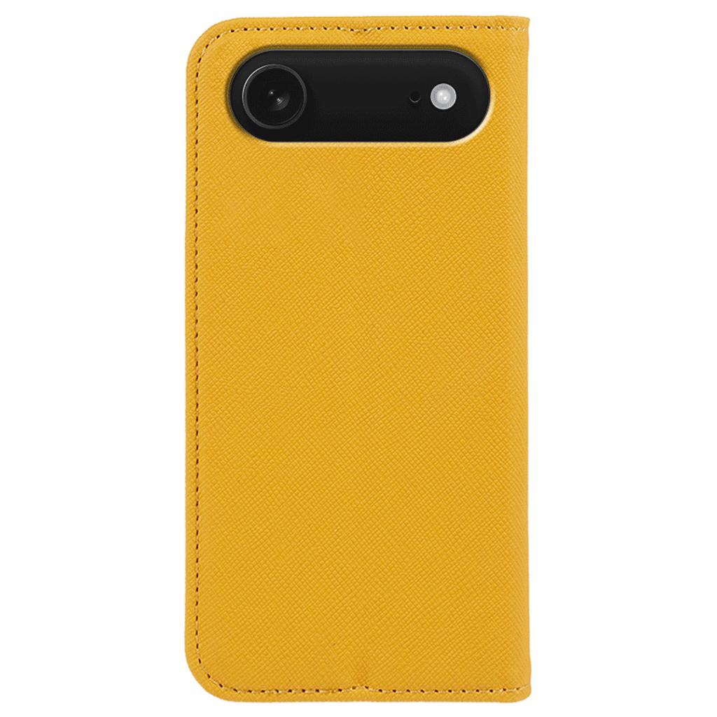 For iPhone 17 Air Case Cross Texture Leather Phone Cover Hidden Magnetic