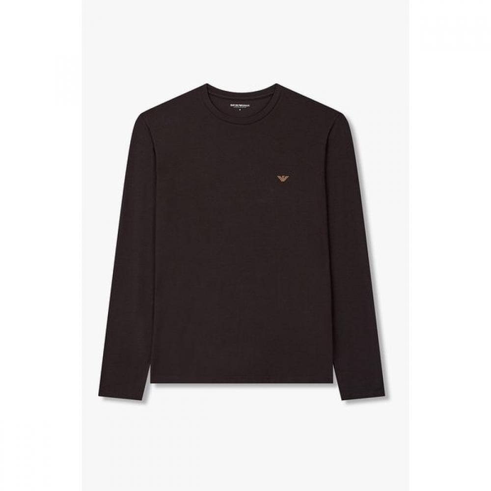 Мужская футболка Emporio Armani S с длинным рукавом из эластичного вискозного материала STreTch  0815336023 L(105)