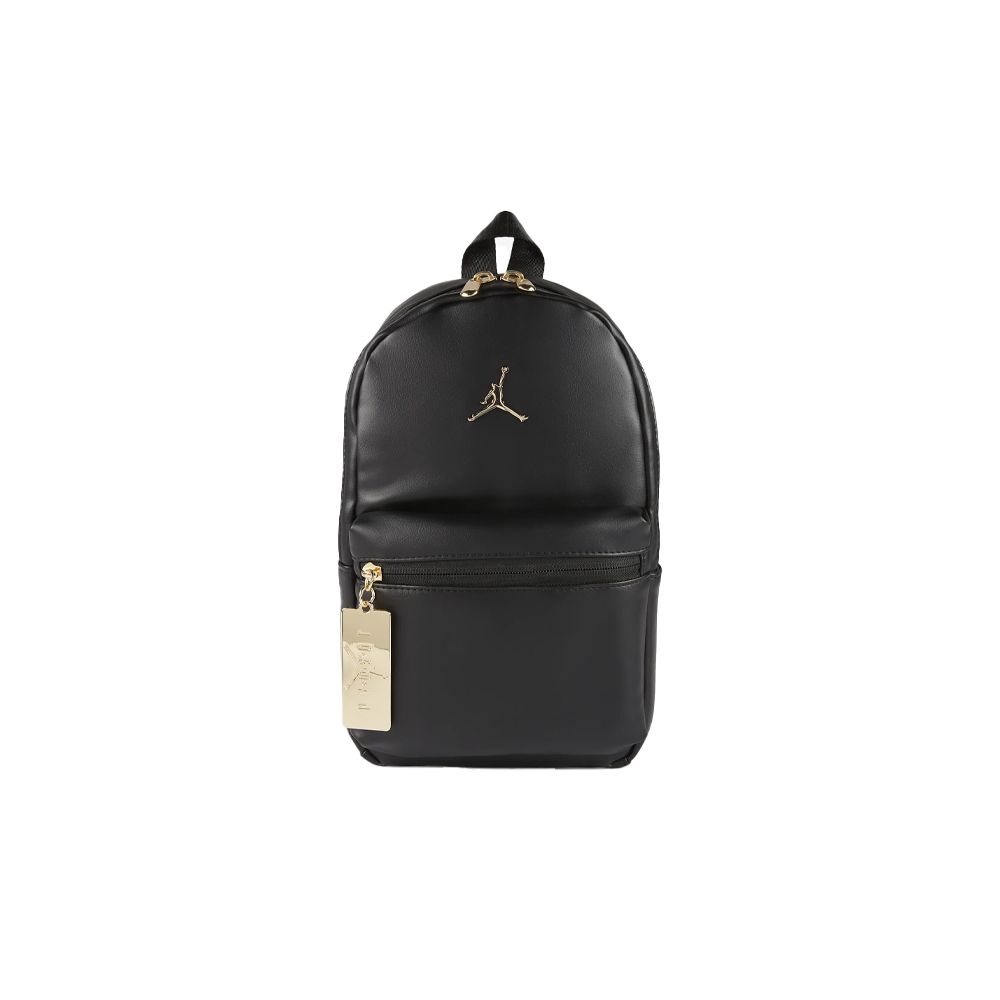 Jordan Retro Metallic Jumpman Logo Backpack Unisex Backpack Black DH0410-010 Black