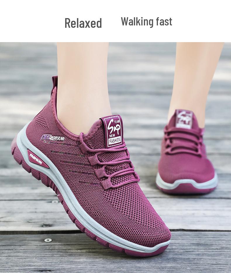 Men's Big Size Breathable Flyknit Sneakers - Casual, Versatile, Odor-Resistant, Solid Color Shoes