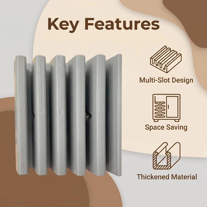Multi-Position Desktop Storage Organizer with Lid Kitchen Display Holder Detachable for Hardware Parts Stationery Cutlery
