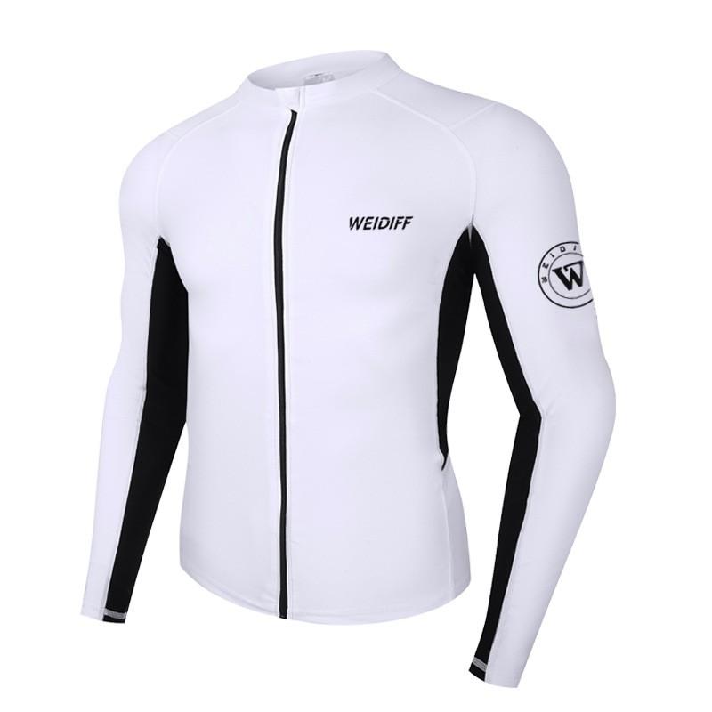 Pánský set Rash Guard s UV ochranou, dlouhý rukáv, rychleschnoucí, na surfování, šnorchlování, neoprenový oblek, úzký střih