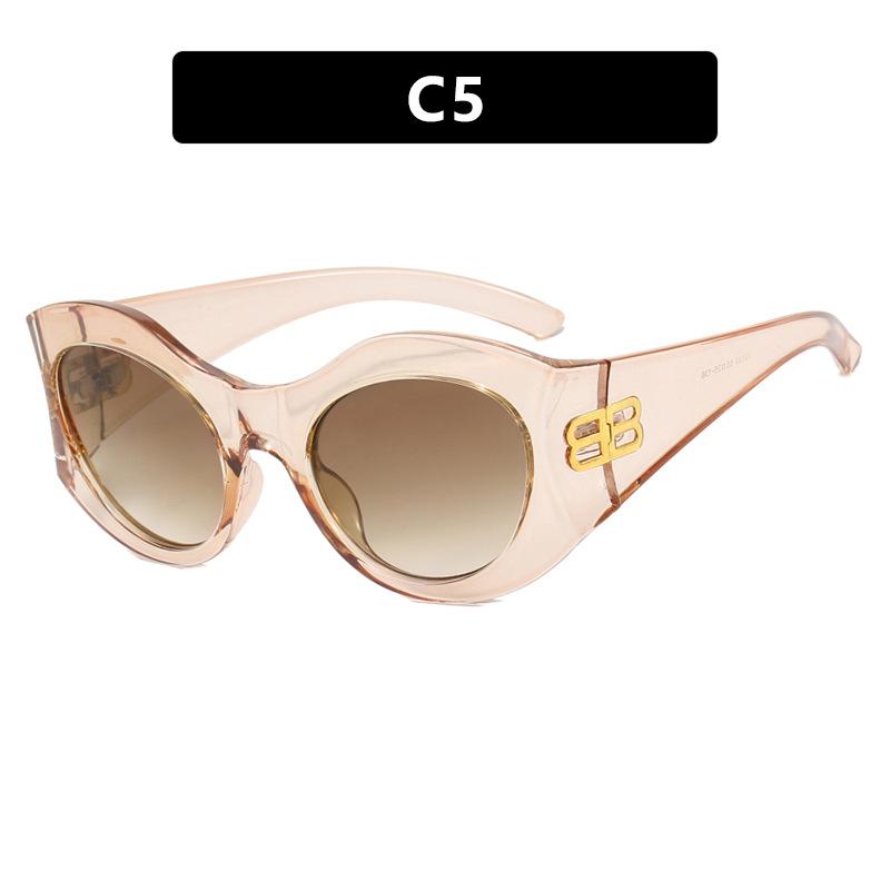 Big Box Letter Sunglasses New Sunglasses Sun Hip-hop Retro Sunglasses Ladies Sunglasses Men's Sunglasses