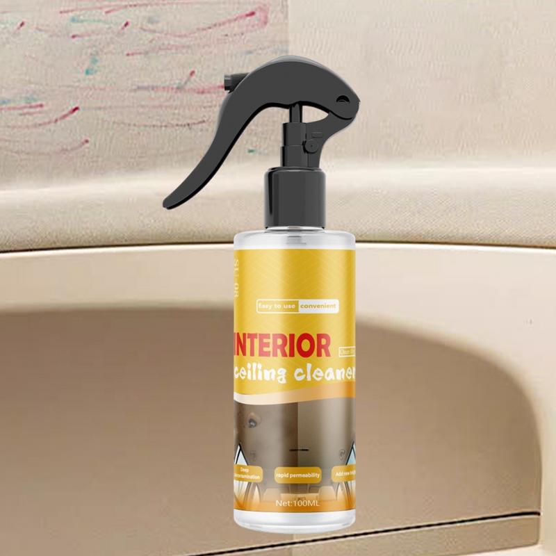 Fabric Cleaner For Car Interior Headliner Cleaner For Car Interior Carpet And Upholstery Stain Extractor 100ml Car Interior