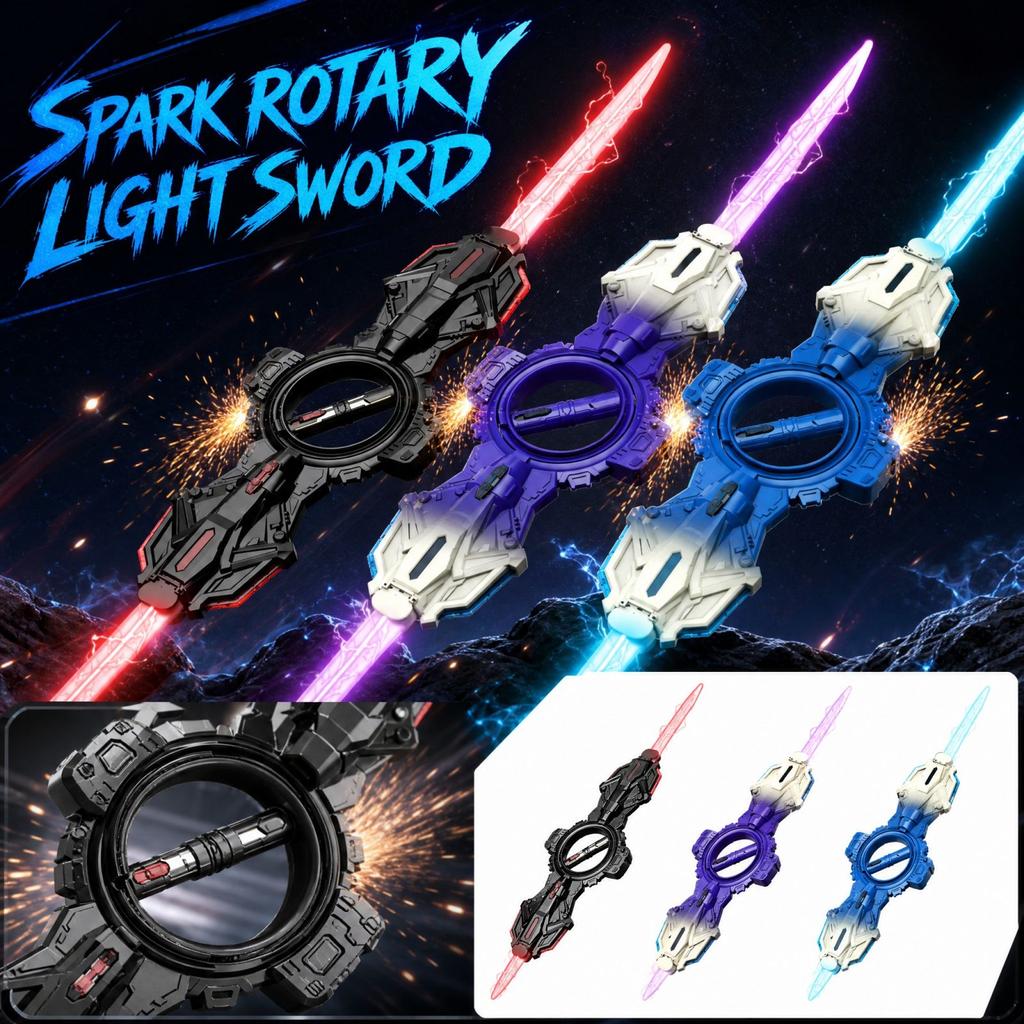 Plastic Double-Headed Extendable with Star Burst Design for Dress Up and Role Play
