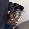 Luksusowe Etui na Telefon Bitcoin Dla IPhone 17 Pro Max 15 Pro 16 14 Plus 12 13 Mini 11 Pro Odporne na Wstrząsy Szklane Pokrowce