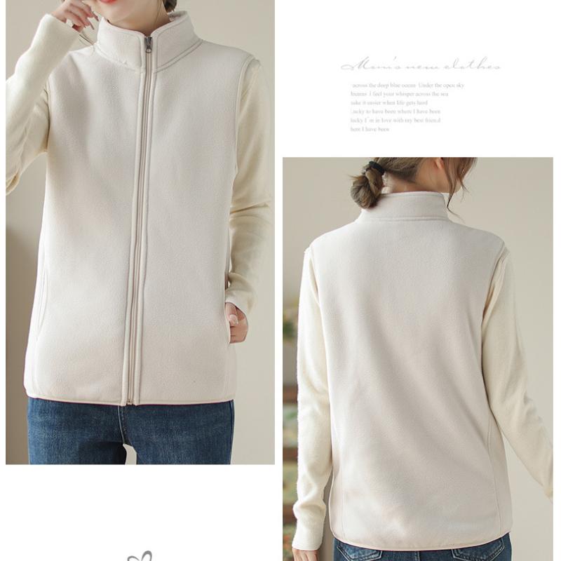 Velvet Thickened Vest Mother's Wear Warm Vest Jacket New Fleece Vest Women's Fashion Autumn And Winter Vest