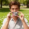 Retro Design Mini Digital Camera 1080P Video Recording Supports 16GB 32GB Card