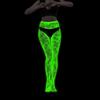 Fashion Spandex Glow In The Dark Stockings Fishnet Nylon Noctilucent Stockings Noctilucent Shiny Pantyhose Women
