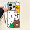 Cartoon Bear B-Browns C-Conys Soft Phone Case For Xiaomi Poco X7 X8 Pro Max X6 X5 X3 F8 Ultra F7 M8 M7 M5S Redmi 15C 15A 15 14C