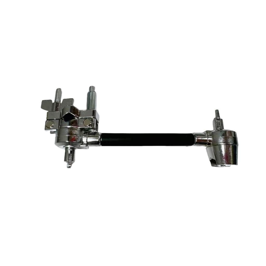 Multi-functional Drum Rack Extension with Double Head Tom-tom and Universal Clamp for Percussion Instruments