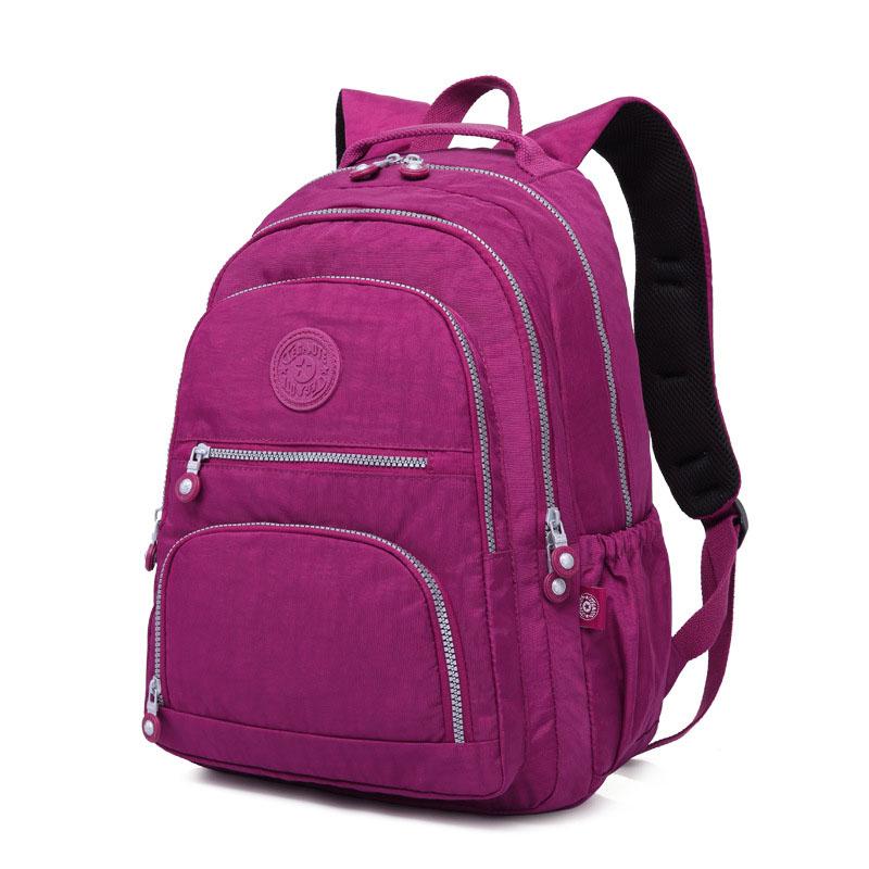 Tegaote School Backpack Student For Teenage Girl Boy  Travel Back Packs Bag Women Nylon Waterproof Laptop Bagpack Unisex