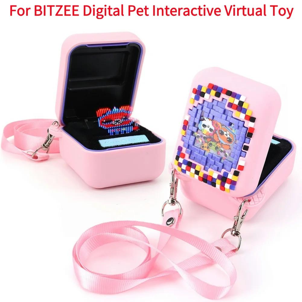 For Bitzee Digital Pet Protective Case Cover With Long Lanyard Silicone Protective Cover For Bitzee Magicals Interactive Toy