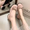 Baotou empty sandals women's new retro fashion temperament fashion single shoes one pedal lazy shoes tide