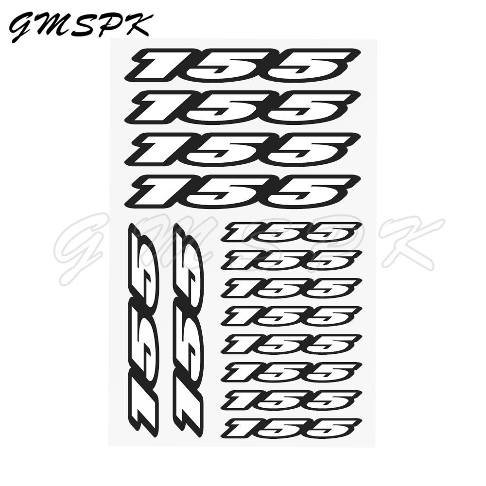 Motorcycle Stickers Number Decals Fit for Yamaha Suzuki Honda Kawasaki KTM BMW CFMOTO 155 250 300 400 650 700 750 1000 1200 1250