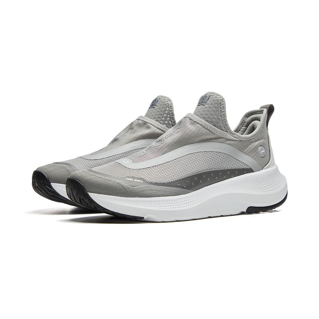 Li Ning Tpu Logo Breathable Cool Low Top Casual Shoes Men Sneaker Gray AGLU153-4
