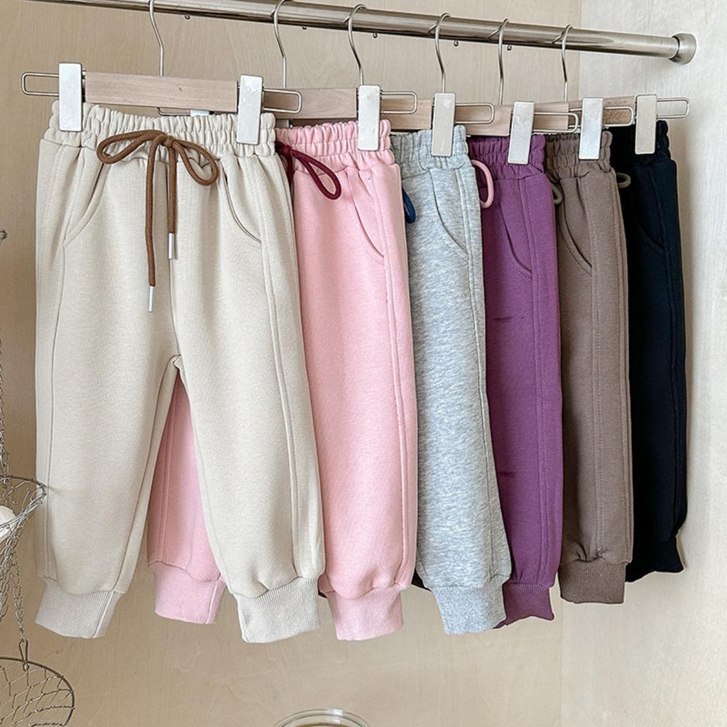 Korean Children's Autumn/winter Loose Pants, Versatile Pants for Boys and Girls, Sweatpants, Sport Pants, Drawstring Casual Pants, Long Pants