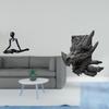 Creative Abstract Thinker Statue Decorative Figurine Unique Sculpture Desktop Ornament Bookend Book