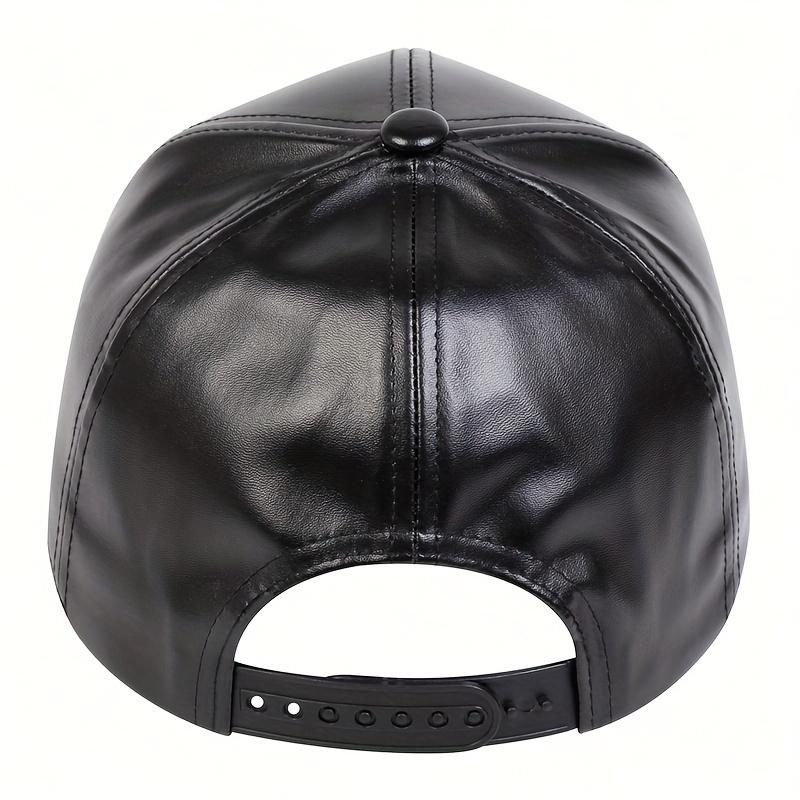Children Pu Leather Baseball Hat Boys and Girls Winter Windproof Hats Fashion Sports Casual Cap Hip Hop Caps