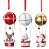 Christmas Hot Air Balloon Decorations Holiday Party Decorations Hand-painted Father Christmas Hot Air for Christmas Home Decor